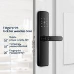 Poignée de Porte Smart Mot de Passe & Empreinte Digitale – Image 4