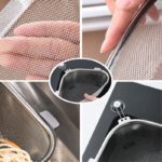 Passoire d'Evier Triangulaire en Acier Inoxydable – Image 4