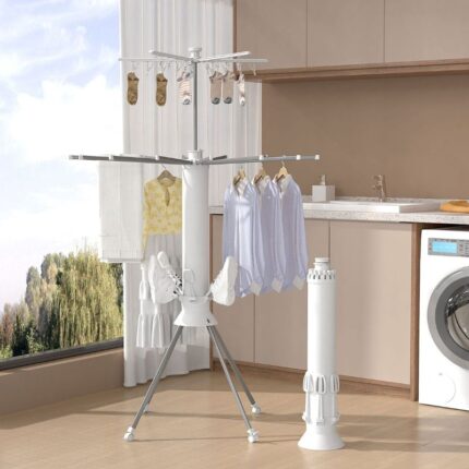 Etendoir à Linge Pliable à Trépied