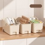 Panier de Rangement pour Etagère de Cuisine – Image 2