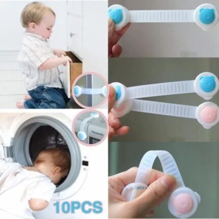 Lot de 10 Serrures de Sécurité pour Enfant