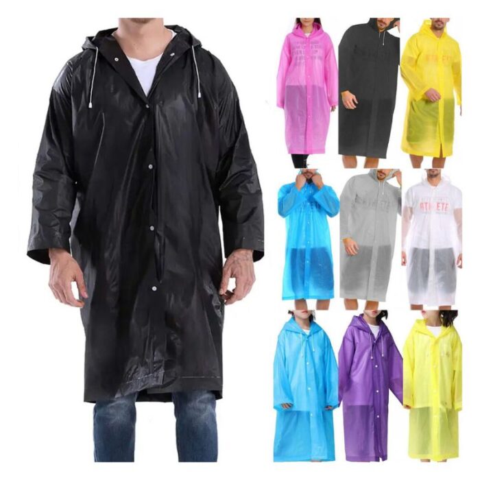 Poncho de Pluie Imperméable pour Adulte – Image 1