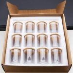 Lot de 12 Bocaux en Verre 200mL avec Couvercle en Bois - Pots à Epices – Image 4