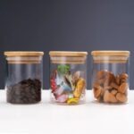 Lot de 12 Bocaux en Verre 200mL avec Couvercle en Bois - Pots à Epices – Image 5