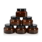 Lot de 12 Bocaux en Plastique pour Produits Cosmetiques ou Encens - 250mL