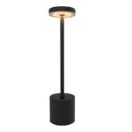 Lampe de Table Sans Fil - Rechargeable - Tactile - Noire – Image 2