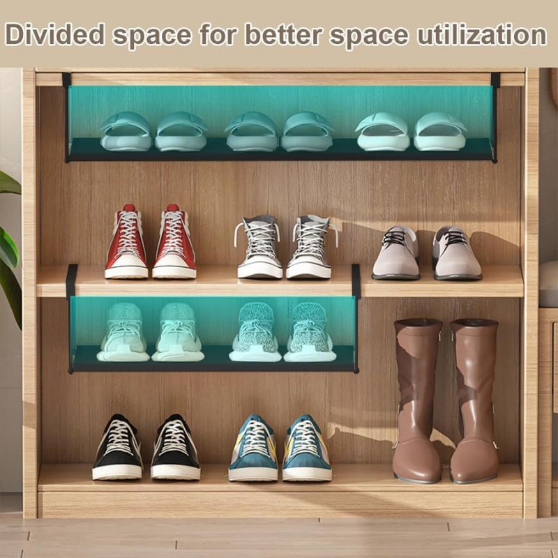 Copie de Copie de Copie de Copie de Copie de Sans titre (15) Panier de Rangement Extensible à Suspendre sous une Etagère - Jusqu'à 70cm – Image 3