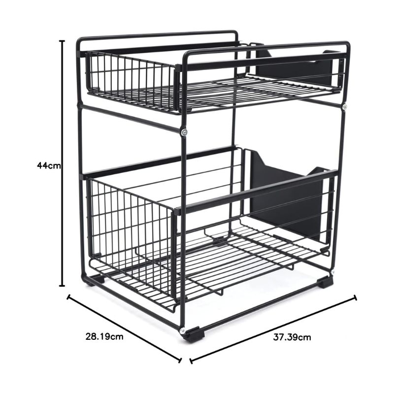 Copie de Copie de Copie de Copie de Copie de Sans titre (25) Etagere de Cuisine Robuste à 2 Tiroirs – Image 2