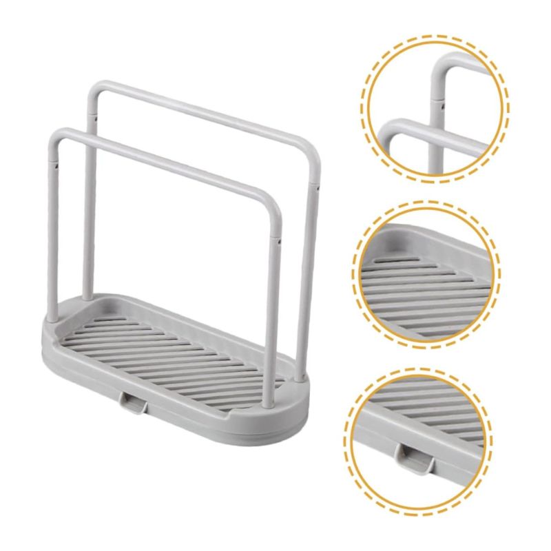 Copie de Copie de Copie de Copie de Copie de Sans titre (30) Porte-Torchons et Support Eponge avec Plateau de Vidange – Image 4