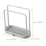 Porte-Torchons et Support Eponge avec Plateau de Vidange – Image 3