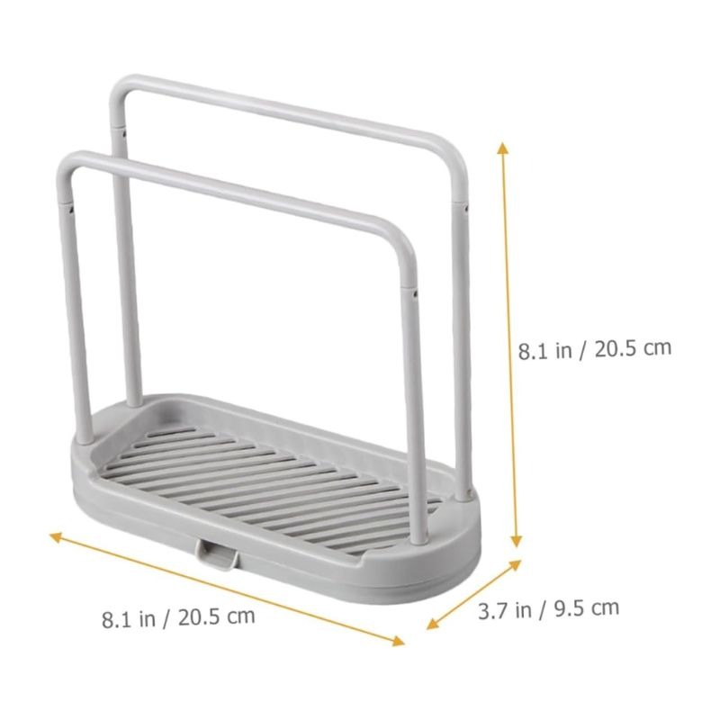 Copie de Copie de Copie de Copie de Copie de Sans titre (31) Porte-Torchons et Support Eponge avec Plateau de Vidange – Image 3