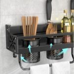 Etagere de Rangement Adhésive Multifonction - Porte-Couteaux et Ustensiles – Image 3