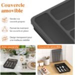 Range-Couverts à 5 Compartiments avec Couvercle – Image 4