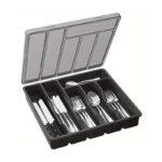 Range-Couverts à 5 Compartiments avec Couvercle