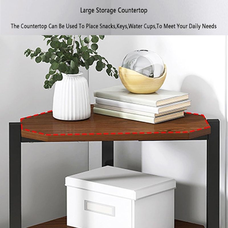 Copie de Copie de Sans titre - 2025-10-10T161824.722 Etagère de Coin en Bois - 5 Niveaux - Hauteur 1,2m – Image 3