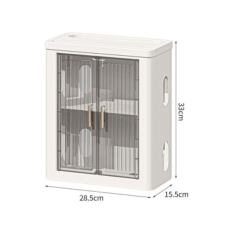 Copie de Copie de Sans titre - 2025-10-10T171628.932 Etagère de Rangement de Modem et Télécommandes à 2 Niveaux – Image 2