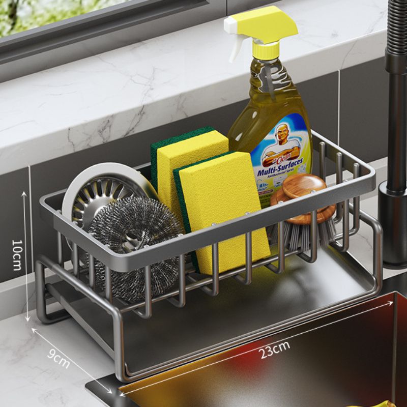 Copie de Copie de Sans titre - 2025-10-10T174825.415 Porte-Eponge pour Evier avec Bac de Vidange - 23x10cm – Image 2