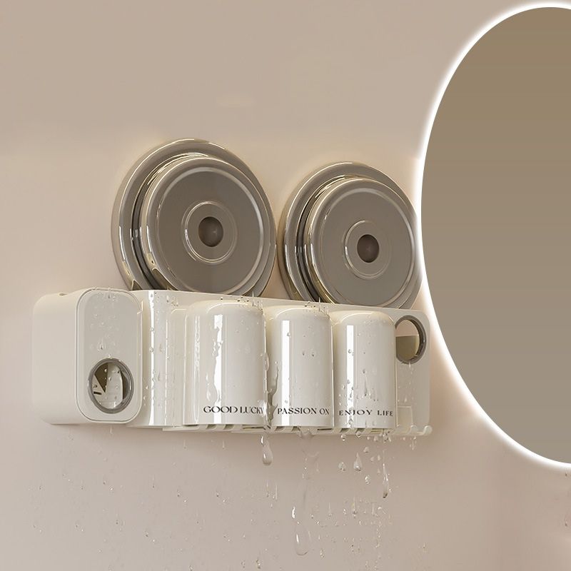 Copie de Copie de Sans titre - 2025-10-11T150350.748 Etagère de Douche Adhésive / Support Brosse à Dent + Distributeur Dentifrice – Image 2