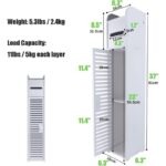 Petite Armoire de Salle de Bain Slim en PVC - 81cm – Image 4