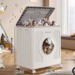 Grand Bac de Rangement Pliable avec Roues – Image 2