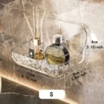 Petite Etagère Adhésive en Acrylique / Porte-Savon - 12x9cm