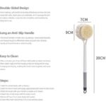 Brosse de Bain à Long Manche Double Face – Image 4