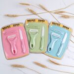 Ensemble Couteau & Econome en Céramique et Mini-Plateau