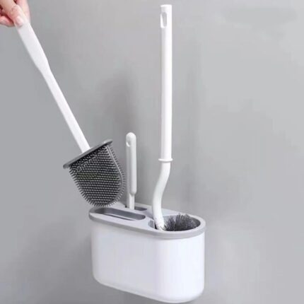 Brosse de Toilette Silicone - 3 en 1
