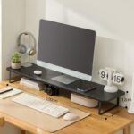 Organisateur Bureau - Rehausse Moniteur - 1 mètre de Large