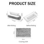 Brosse de Nettoyage Pliable avec Chiffon Detachable – Image 5