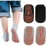 2 Paires de Chaussettes Antidérapantes pour Enfant - 1 à 4ans