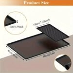 Tapis Egouttoir en Silicone 60 x 40cm - Antidérapant - Résistant à la Chaleur – Image 4