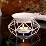 Brûleur Encens Géométrique V2 - Blanc