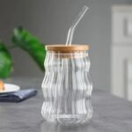 Verre 350mL avec Paille