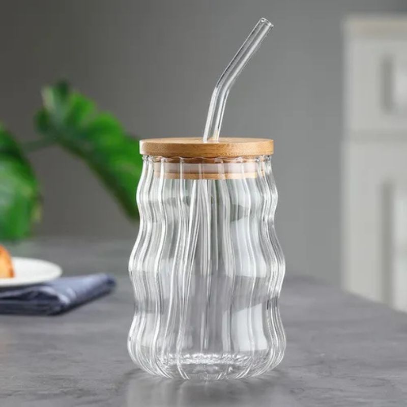 Copie de Copie de Sans titre (39) Verre 350mL avec Paille – Image 1