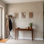 Ensemble de 3 Sculptures Murales en Bois de 22x30cm