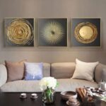 Set de 3 Tableaux D'art Mural - 80x80cm – Image 3