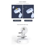 2 Projecteurs LED Rechargeable USB avec Télécommande pour Tableaux ou Placard – Image 3