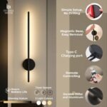 Applique Murale LED Adhésive Magnétique Rechargeable - 50cm – Image 3