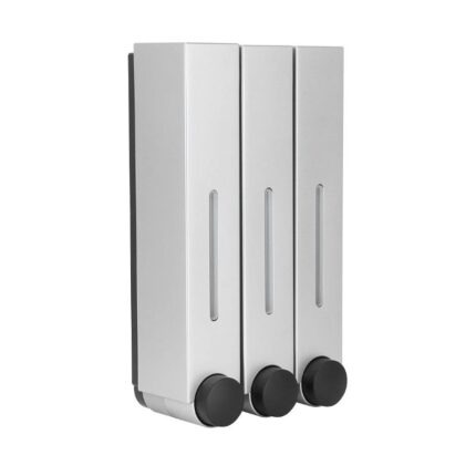 Distributeur de Savon Manuel à 3 Compartiments - 420mL x 3