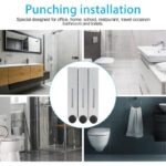 Distributeur de Savon Manuel à 3 Compartiments - 420mL x 3 – Image 4