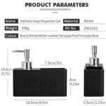 Distributeur de Liquide Vaisselle en Résine – Image 4