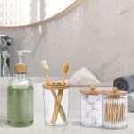 Ensemble de 4 Accessoires de Salle de Bain en Bambou – Image 2
