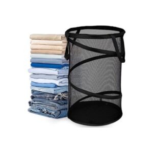 Panier à Linge Pliable en Maille
