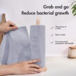 Rouleau de Chiffons de Nettoyage en Microfibre - 50 feuilles par Rouleau – Image 8