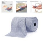 Rouleau de Chiffons de Nettoyage en Microfibre - 50 feuilles par Rouleau