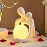 Lampe de Chevet Couple en Céramique - Rechargeable – Image 2