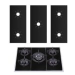 Ensemble de Tapis de Protection pour Cuisinière à Gaz - Anti-Adhésif, Réutilisable