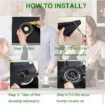 Ensemble de Tapis de Protection pour Cuisinière à Gaz - Anti-Adhésif, Réutilisable – Image 4