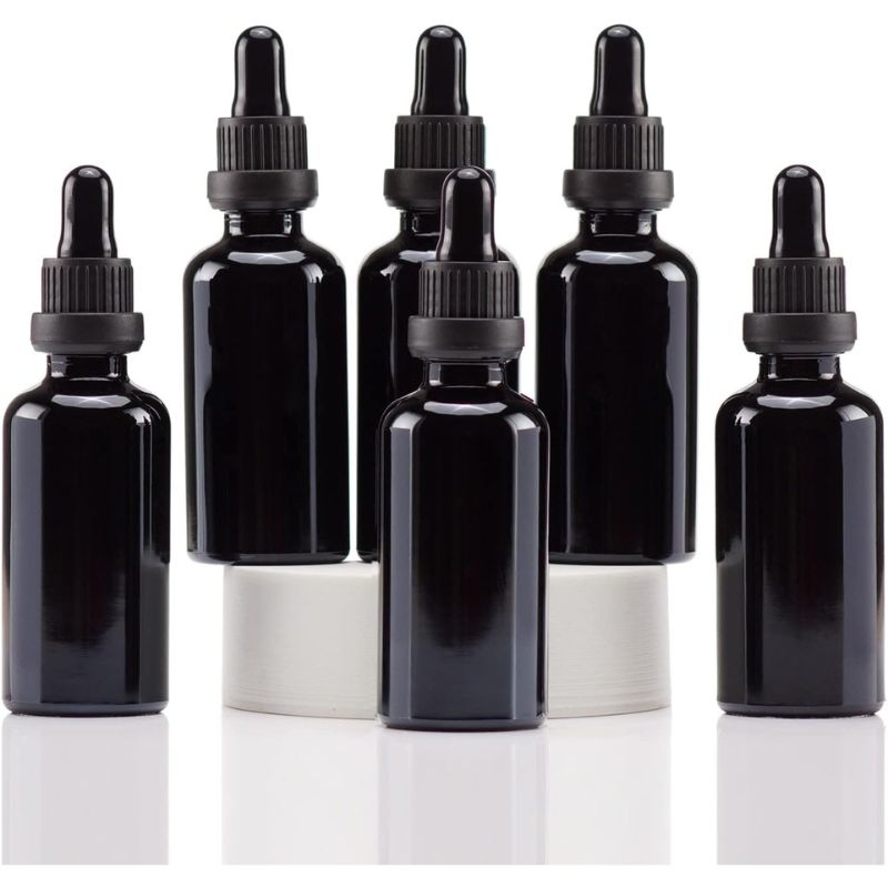 Copie de Copie de Sans titre – 2026-05-16T182112.359 Lot de 6 Flacons Compte-Goutte Noirs - 50mL – Image 1